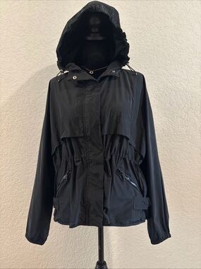 Moncler Black Hooded Utility Jacket